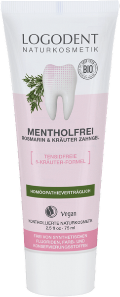 Logodent Żel do zębów bez fluoru z rozmarynem 75 ml
