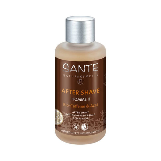 Naturalna woda po goleniu z bio-kofeiną i acai Sante After Shave 100 ml