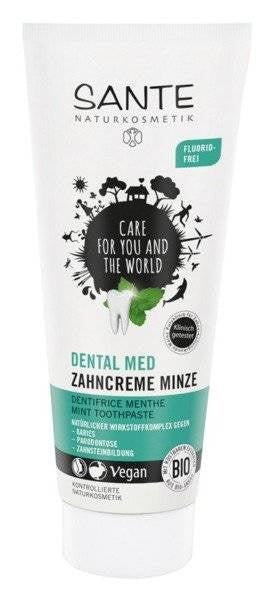 Sante Dental Med Pasta do zębów z miętą bez fluoru 75 ml