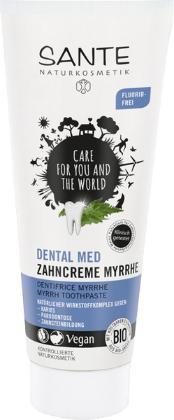 Sante Dental Med Pasta do zębów z mirrą bez fluoru 75 ml