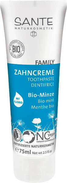 Sante Family Pasta do zębów z bio-miętą i fluorem 75 ml