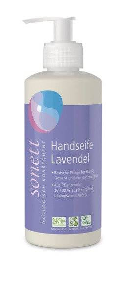 Sonett Ekologiczne mydło w płynie do rąk lawenda (z dozownikiem) 300 ml